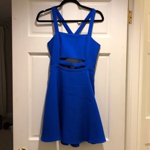 Royal blue dress